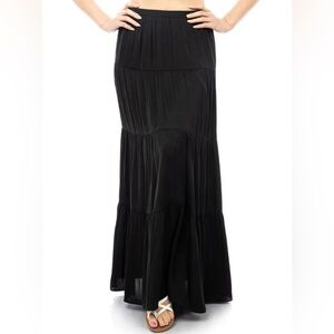 Naked Zebra Tiered Maxi Skirt
